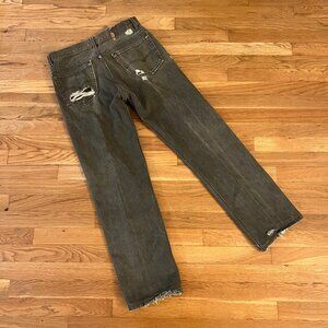Vintage 80s Levi's 501 Faded Distressed Grey USA MADE Denim Jeans - Men's 32x30